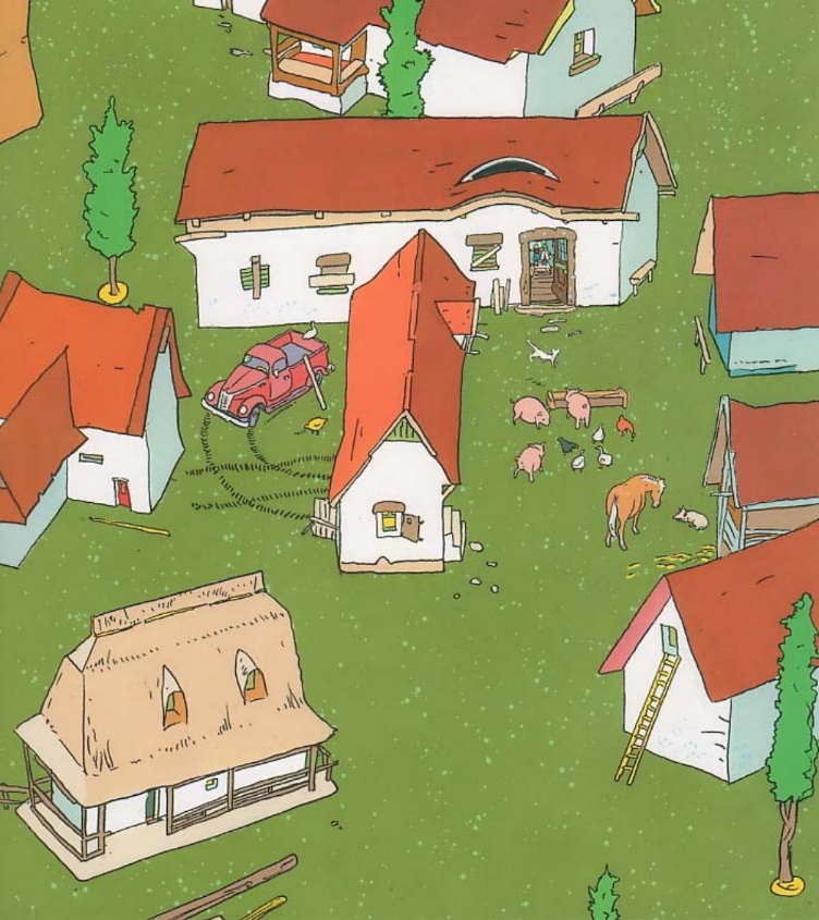 Illustration from Istvan Banyai’s Zoom, discussed in the essay